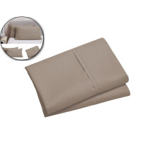 Cotton Pillow Cases Standard Size Set of 2 Brown