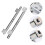 Bearing Drawer Slides for Keyboard Tray 1 Pair Silver 6