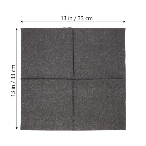 Black Cocktail Napkins Double Layered 100 Pack 1