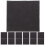 Black Cocktail Napkins Double Layered 100 Pack 7
