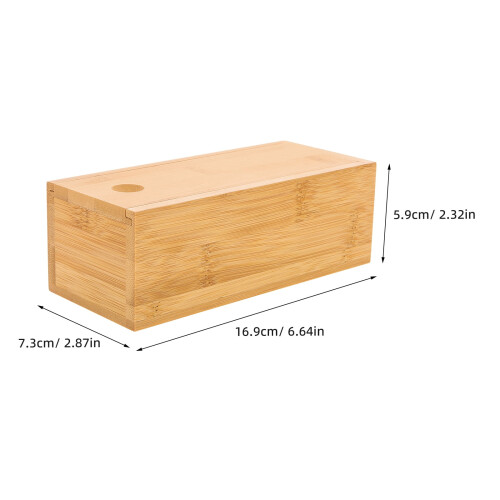 Bamboo Eyewear Storage Box Hard Shell 1 Pack 1