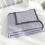 Summer Quilt Gray Cotton Lightweight Queen 1