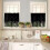 Botanical Kitchen Valance Curtains Nature White Floral 2