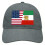 Iran Flag Print Baseball Cap Adjustable Sun Protection Hat 1