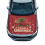 Christmas Car Hood Cover – Elastic Fabric Protector for 1