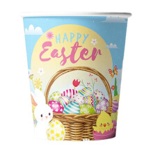 Easter Bunny Paper Cups Disposable 10 pcs