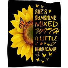 Sunflower Blanket Yellow 60x80 inch for Women