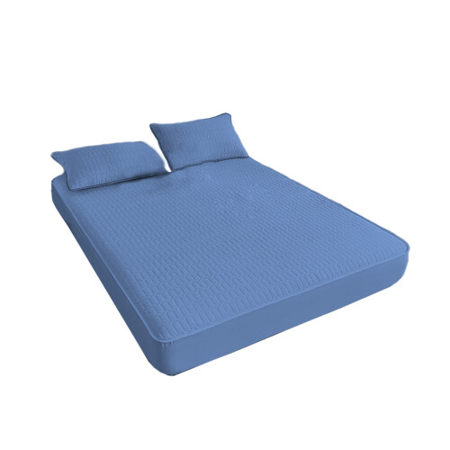 Quilted Flannel Fitted Sheet Twin 80x60 in 1