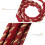 Red Four-Ply Rope for Sofa Decor and Crafts 5