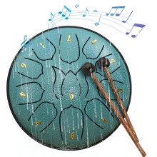 Steel Tongue Rain Drum 6 inch 11 notes for outdoor garden