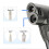Bicycle Air Pump Extension Hose Inflator Connector 5