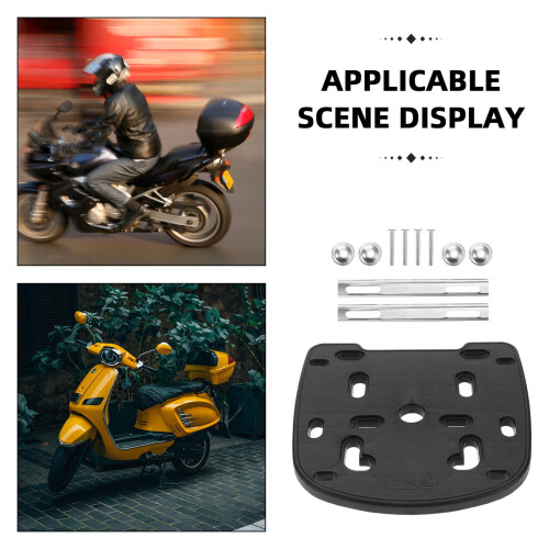 Motorcycle Rack Flat Mount Adapter Plate 1 Set 2
