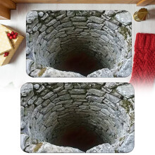 Tapis 3D Visual Well 60x90cm1 pièce non absorbant doux