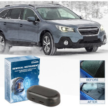 Solar-Powered Anti-Freeze Car Snow Removal Device
