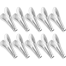Pinces de service en acier inoxydable 12,7 cm (5 pouces), lot de 10