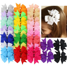 Grosgrain Hair Bows with Alligator Clips 40 pcs 3 inch