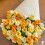 Handmade Rose Bouquet Throw Blanket Soft Cotton Knitted 1