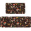 Boho Kitchen Mat Set Black Mushroom Farmhouse 2 pcs 1