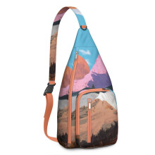 Borsa a tracolla impermeabile stile galassia - Traspirante e antigraffio