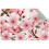Pink Cherry Blossoms Pattern Entryway Rug 2x3 ft Non-slip 1