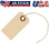Manila Paper Tags with String 100 pcs 2 3/4" x 1 3/8" 1