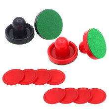 Air Hockey Paddles Replacement Set Blue 8 Pieces Ergonomic