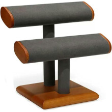 Watch and Jewelry Display Stand T-Shaped 2-Tier