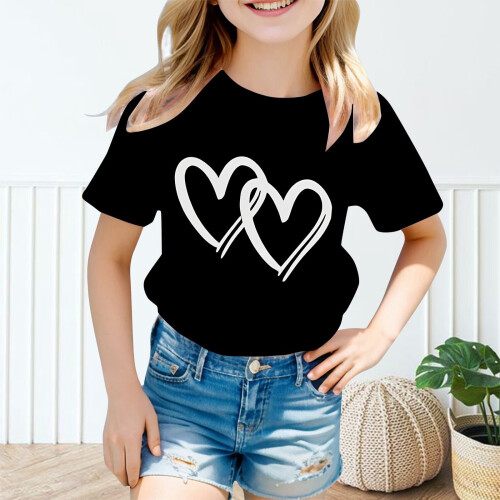 Girls Knot Tunic Tee Black Size 14-16 2