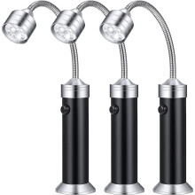 BBQ Light Magnetic Base Adjustable 360 Neck 3-Pack Black