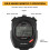 Digital Stopwatch with 100 Memory and Large 3-Line Display 5