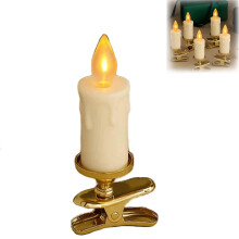 Flameless LED Candles - Festive Clip-On Candle Lights for