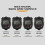 Digital Stopwatch with 100 Memory and Large 3-Line Display 7