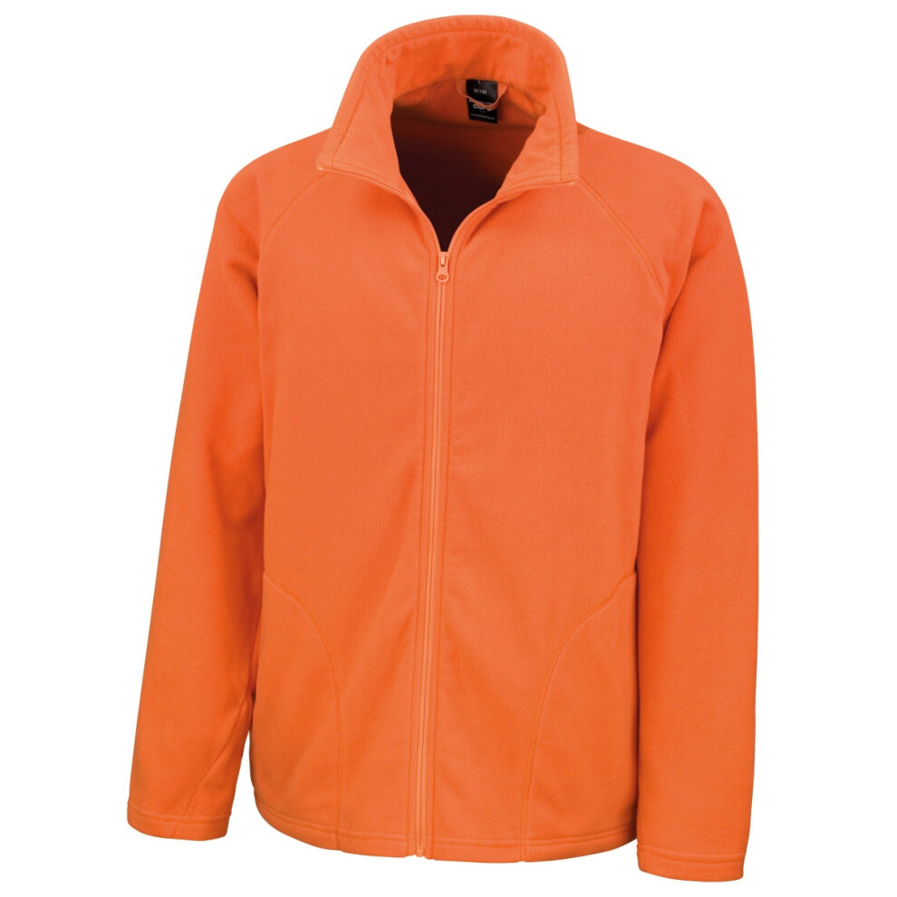 Result (Xl, Orange) Core Mens Micron Anti Pill Fleece Jacket