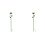 Bee Watering Station Flower Design 2 pcs 1
