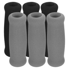 Walking Cane Accessories Non-Slip Gray Set of 6