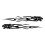 Flame Totem Sticker PET Reflective Car Motorcycle Decal 1