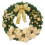 Artificial Christmas Wreath Green with White Lights Pine 1