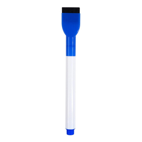 Whiteboard Markers Non-Magnetic Fine Tip Low Odor Dark Blue