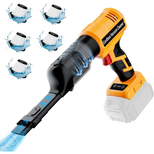 Cordless Handheld Vacuum for DeWalt 20V Battery Tool Only