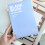 Ice Blue B5 Journal 25x17.8x1.5 cm Plastic Cover Notebook 1