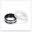 Women's Ceramic Ring with Cubic Zirconia Inlay Size 7 3