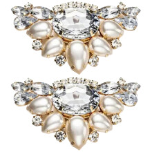 Shoe Clips Rhinestone Bride Decorations 1 Pair