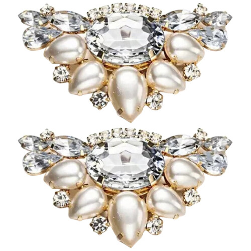 Shoe Clips Rhinestone Bride Decorations 1 Pair