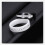 Women's Ceramic Ring with Cubic Zirconia Inlay Size 7 4