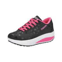 Women's Casual Wide-Width Sneakers Low Wedge Ankle Shoes