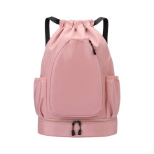 Tennis backpack pink water-resistant large capacity