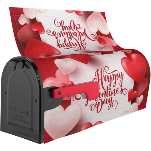 Valentines Day Mailbox Wrap Waterproof Magnetic Large 2