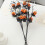 Faux Floral Pumpkin Bouquet with Maple Picks for Fall 8