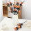 Faux Floral Pumpkin Bouquet with Maple Picks for Fall 5