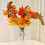 Faux Floral Pumpkin Bouquet with Maple Picks Fall Decor 6